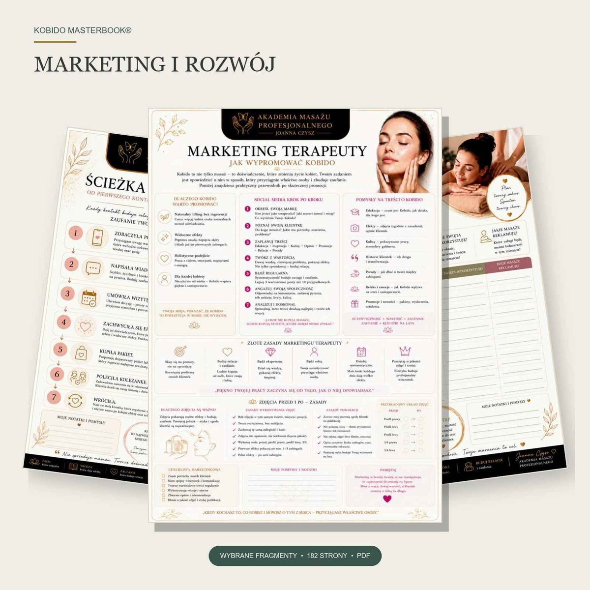 Fragment KOBIDO Masterbooka – marketing i rozwój gabinetu